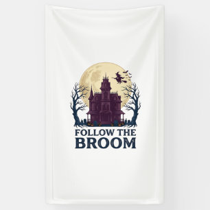Hexenhemd für das Spukhaus im Vintage-Stil, Hallow Banner