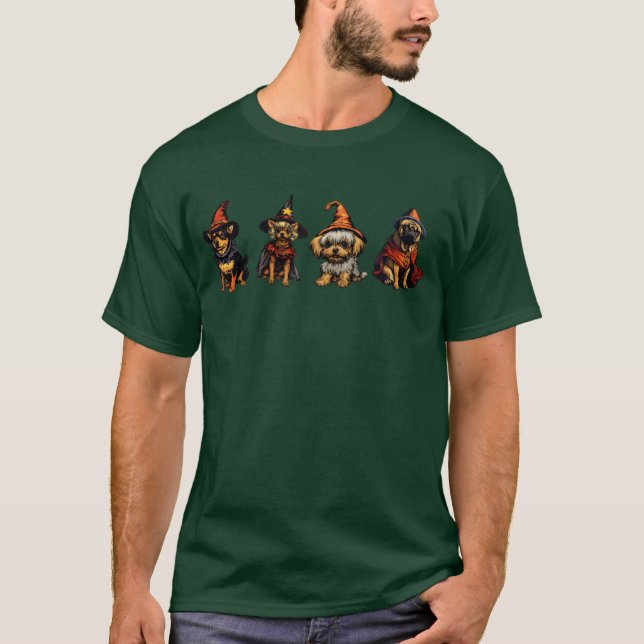 Hexenhunde-Geschenkfreunde T-Shirt (Vorderseite)