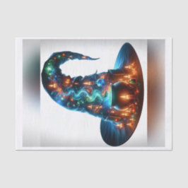 Hexenhut-Assistents Hut-Dekoupage-Papier Seidenpapier