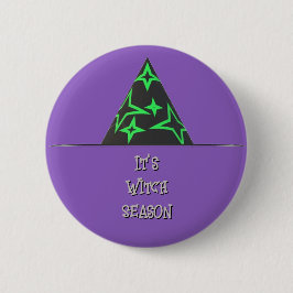 Hexenhut Halloween Button