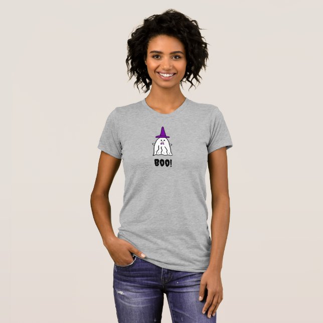 Hexenhut-Halloween-Geist T-Shirt (Vorne ganz)