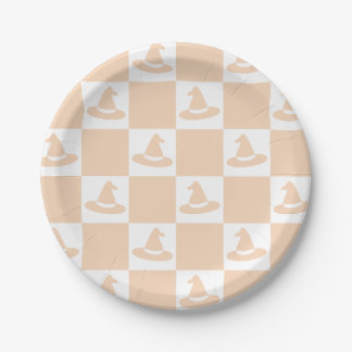 Hexenhut-Karton-Pastel Halloween Pappteller