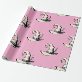 Hexenhut Pink Geschenkpapier