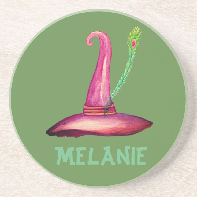 Hexenhut Special Personalisierte Untersetzer (Vorne)