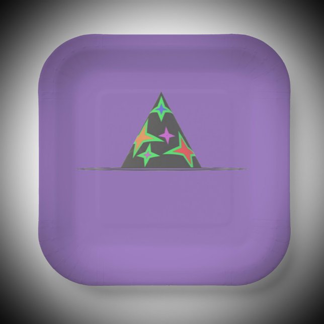 Hexenhutpapier-Teller Pappteller (Von Creator hochgeladen)