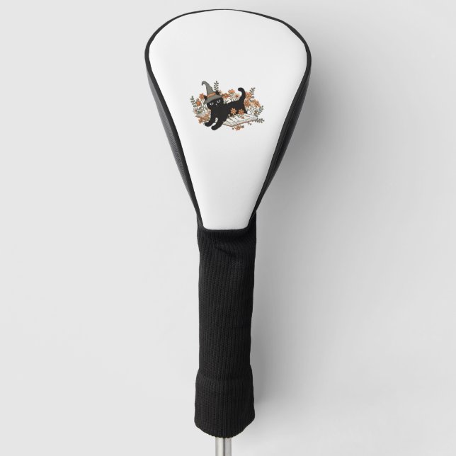 Hexenkatze   golf headcover (Vorderseite)