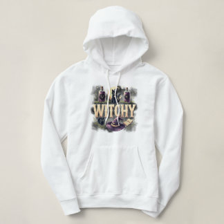 Hexenkatze Halloween Damen Dunkle Gotische Sweatsh Hoodie