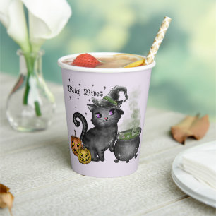 Hexenkatze   Hexe Vibes Pappbecher