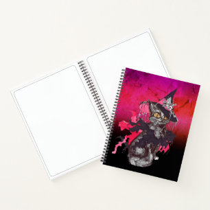 Hexenkatze Notizbuch
