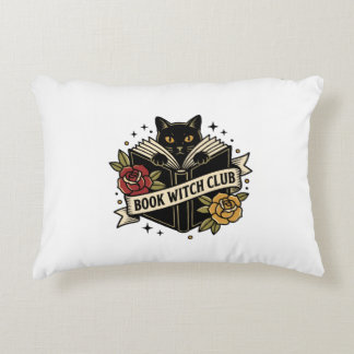 Hexenkatzen-Club-Katzen-Logo Dekokissen