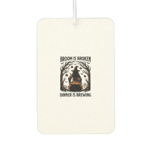 Hexenkoche-Shirt Lustiges Halloween-Kessel-Design Autolufterfrischer