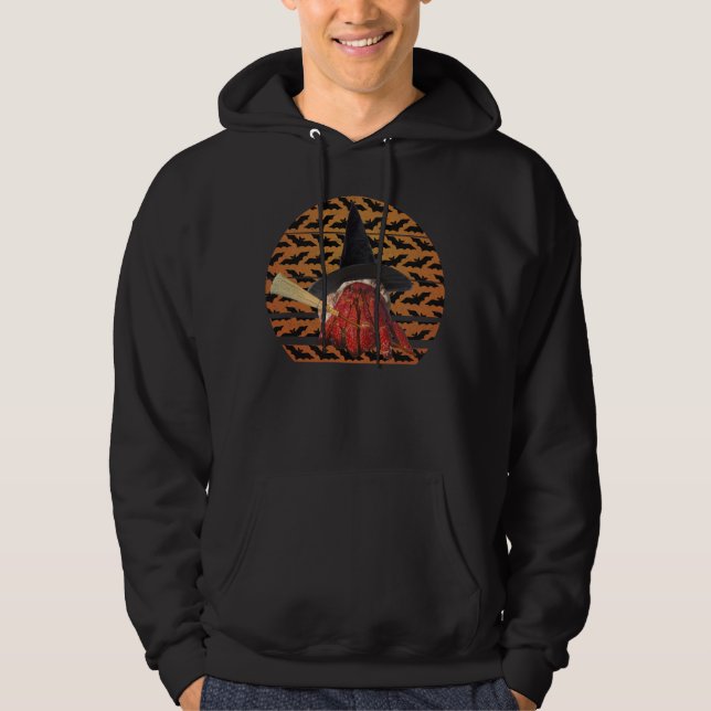 Hexenkrabbe Funny Halloween Hermit Crab Lover Hoodie (Vorderseite)