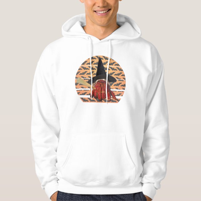 Hexenkrabbe Funny Halloween Hermit Crab Lover Hoodie (Vorderseite)
