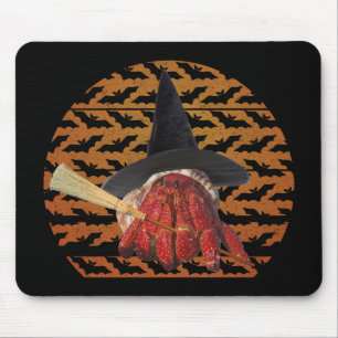Hexenkrabbe Funny Halloween Hermit Crab Lover Mousepad