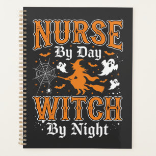 Hexenkrankenschwester Halloween-Design (2) Planer