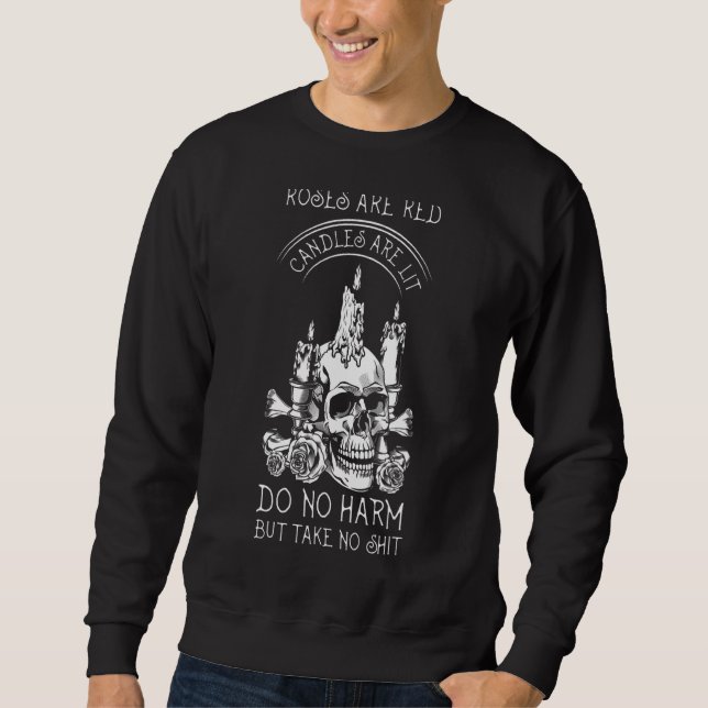 Hexenkrebs Halloween Sweatshirt (Vorderseite)