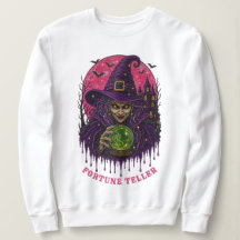 Hexenkristallkugel Lila Hut Rhinestone Perlen