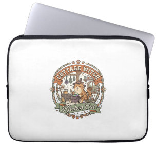 Hexenküche Cottage Witch Küche Katze Cottage Witch Laptopschutzhülle