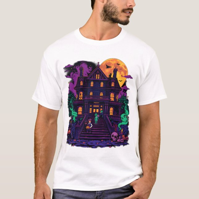 Hexenkürbis-Cliparts T-Shirt (Vorderseite)