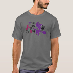 Hexenmeister bis zu den Weinwitterhexen Halloween- T-Shirt