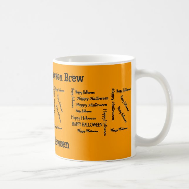 Hexenmeister Halloween-Brew-Farbe entworfen Tasse (Rechts)