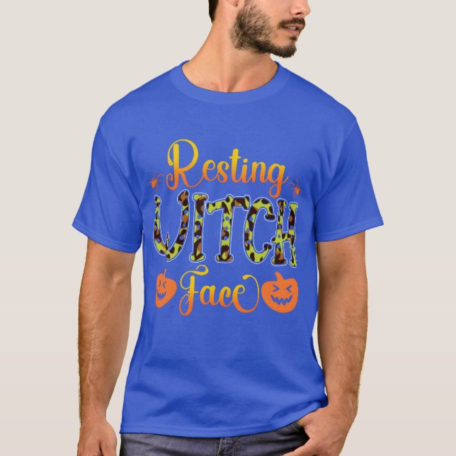 Hexenmeister Halloween-Freunde T-Shirt (Vorderseite)
