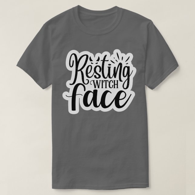 Hexenmeister Halloween-Geist T-Shirt (Design vorne)