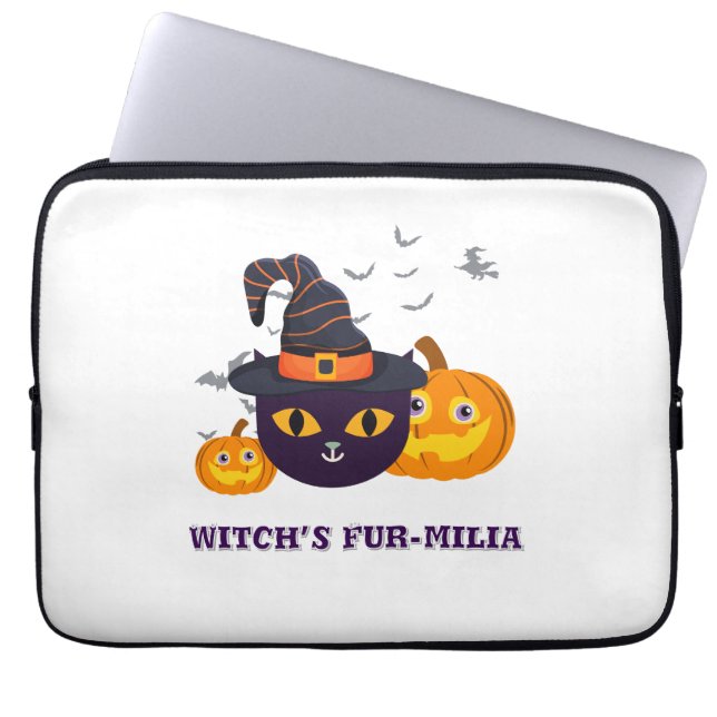 Hexenmeister-KamiarHalloween Laptopschutzhülle (Vorderseite)