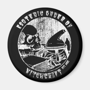 Hexenmeister-Magie-Okkultist Hexenalchemikerin Magnet