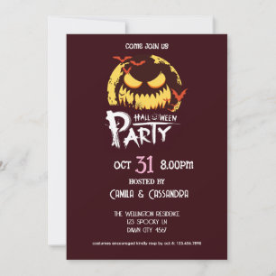 Hexenmeister-Miliar-Halloween-Party Einladung
