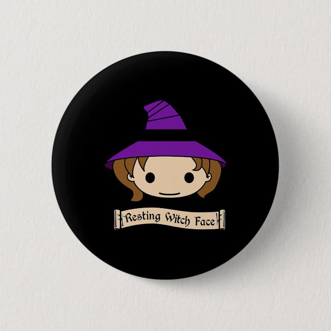 Hexenmeisterkostüm Button (Vorderseite)