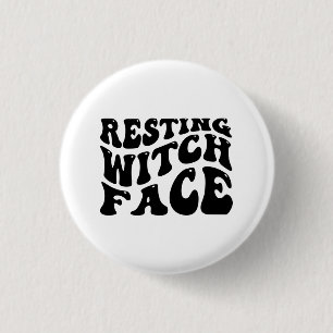 Hexenmeisterschaft an Halloween-Spooky-Beängstigen Button