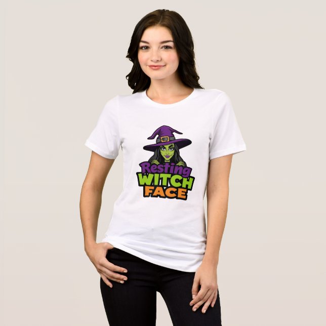 Hexenmeisterschaft Funny Halloween Womens Tshirts (Vorderseite voll)
