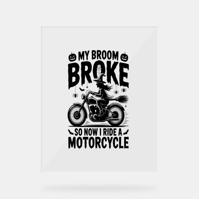 Hexenmeisterturm Acrylschild (Vorderseite)