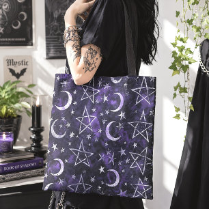 Hexenmond & Pentagramm Lila Gothic