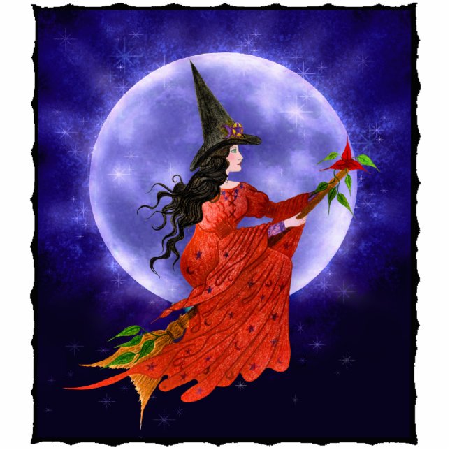 Hexenmondfotoskulptur Freistehende Fotoskulptur (Vorne)