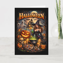 Hexennachtfest Feiertagskarte