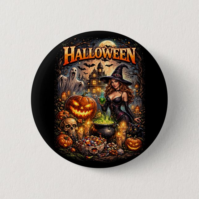 Hexennachtmahl Button (Vorderseite)