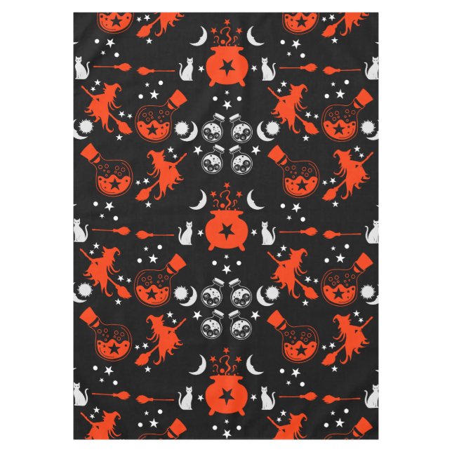 Hexennachtsdekor Tischdecke (Vorderseite)