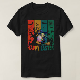 HexenOstern: Witzige Hexe mit Osterhi T-Shirt