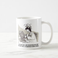 Hexenpapagei linke Hand Tasse