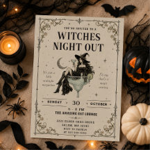 Hexenparty im Vintage-Stil Halloween-Party