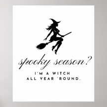 Hexenposter || Halloween & Gruselzeit