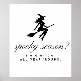 Hexenposter || Halloween & Gruselzeit Poster