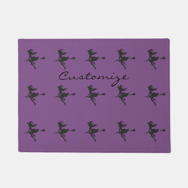 Hexenriding Broom Halloween Thunder_Cove Fußmatte (Vorderseite)