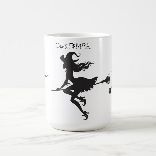 Hexenriding Broom Halloween Thunder_Cove Kaffeetasse (Mittel)