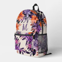Hexenroter Pink Lila Orange Lilien-Monogramm-Blume
