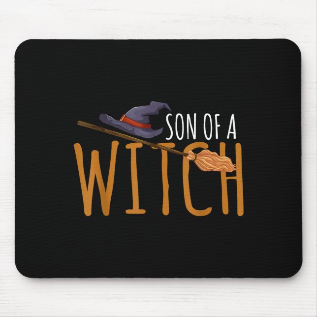 Hexensohn-Halloween-Hut  Mousepad (Vorne)