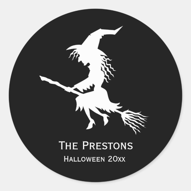 Hexensticker Runder Aufkleber (Vorderseite)