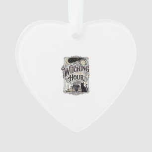 Hexenstunde Vintage Gravur Hexen Design_1 Ornament